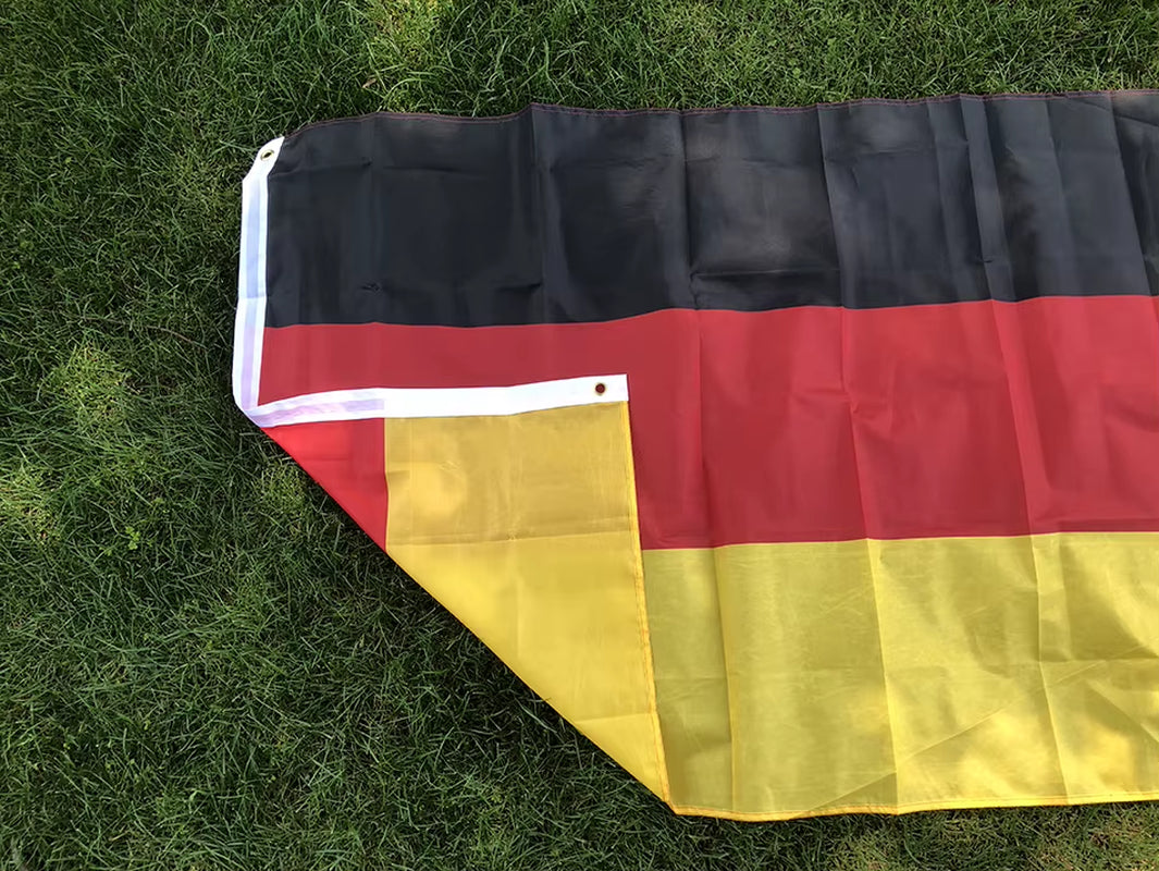 SKY FLAG Germany Flag 90X150Cm Hanging Polyester Black Red Yellow De Deu German Deutschland Germany Flag for Decoration