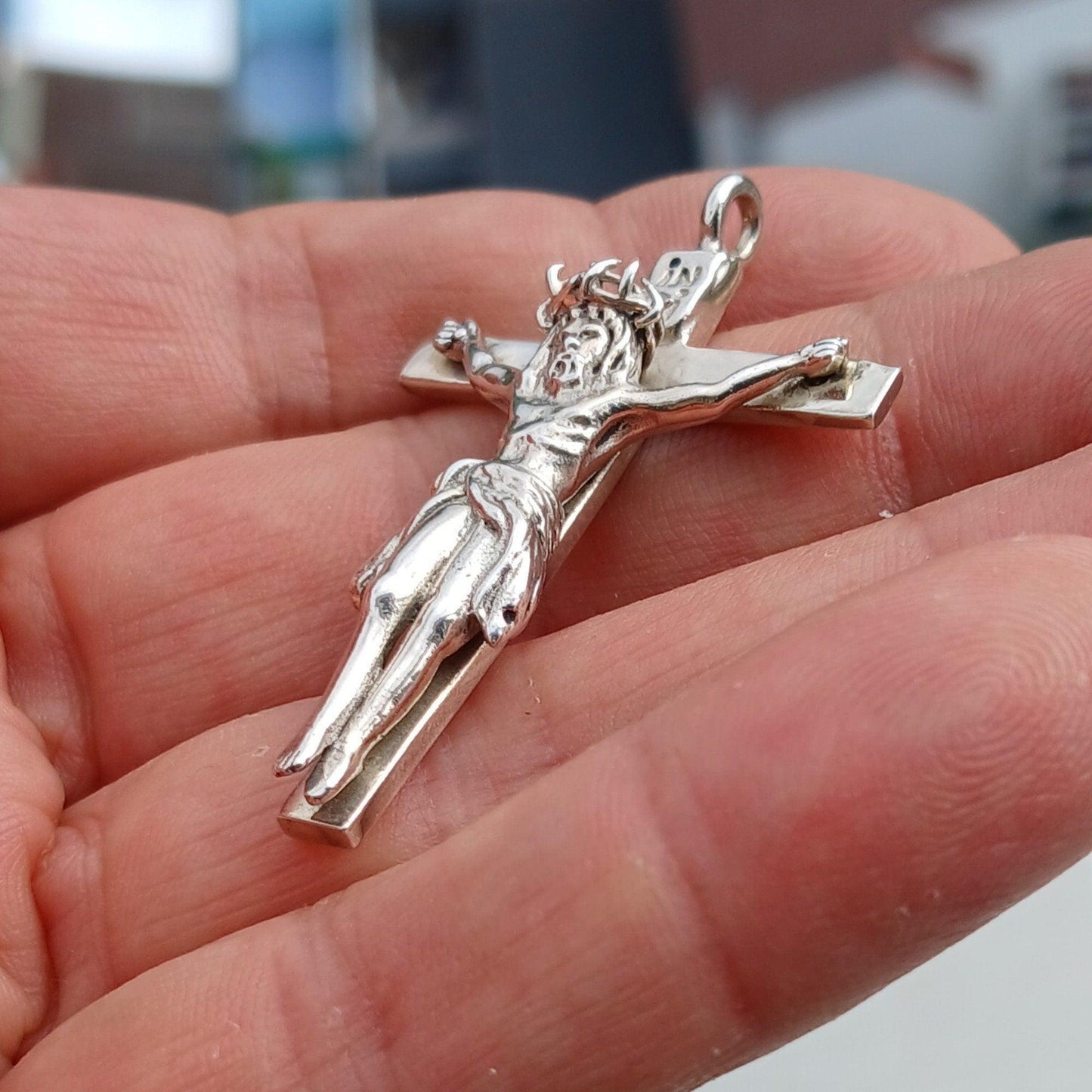 Jesus Christus Kreuz Kette