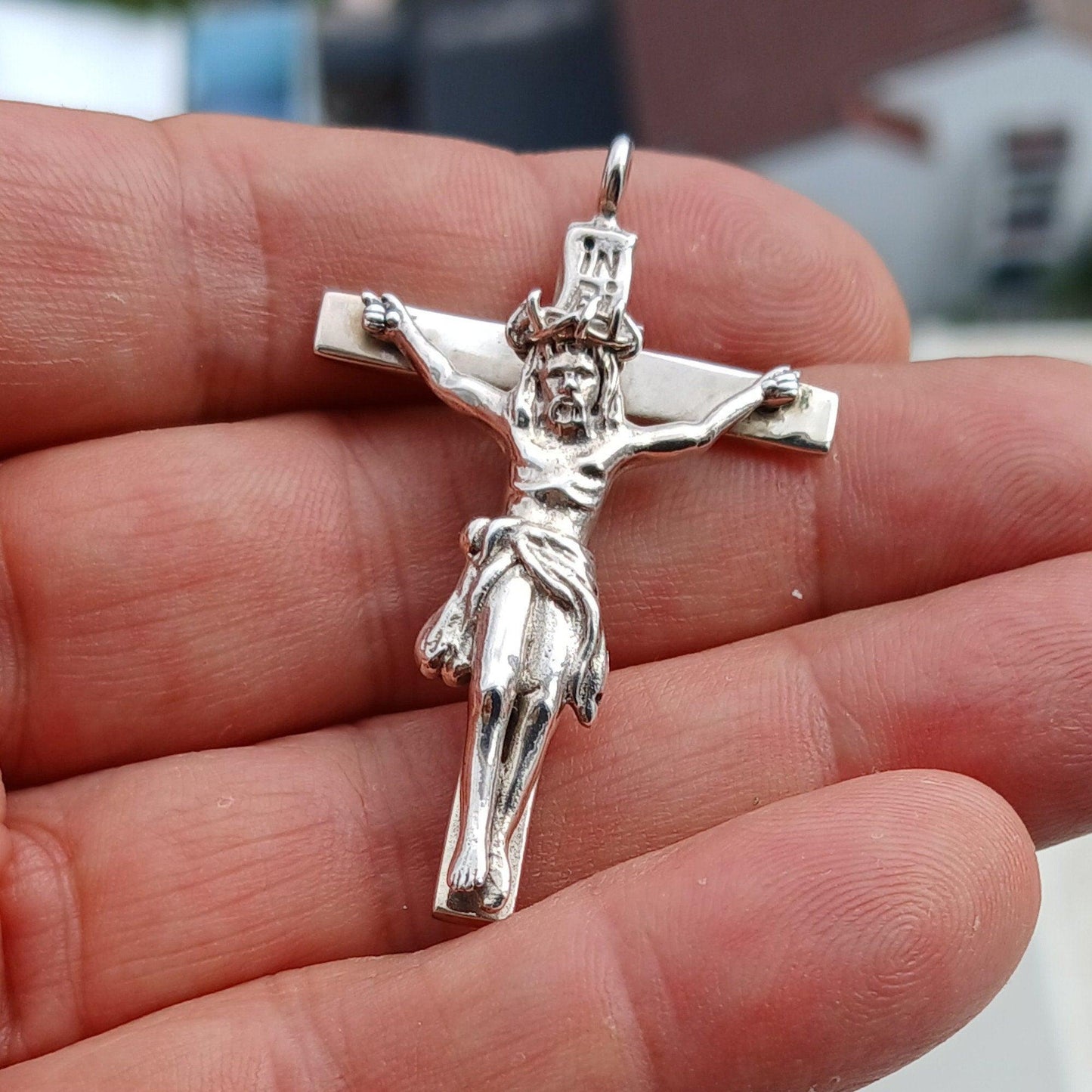 Jesus Christus Kreuz Kette