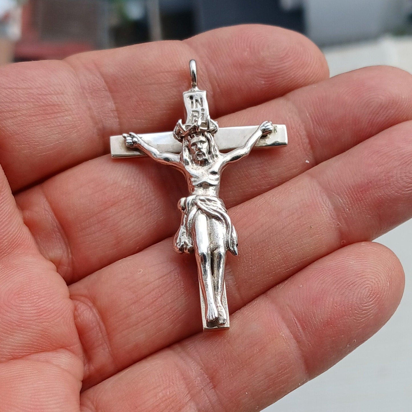 Jesus Christus Kreuz Kette