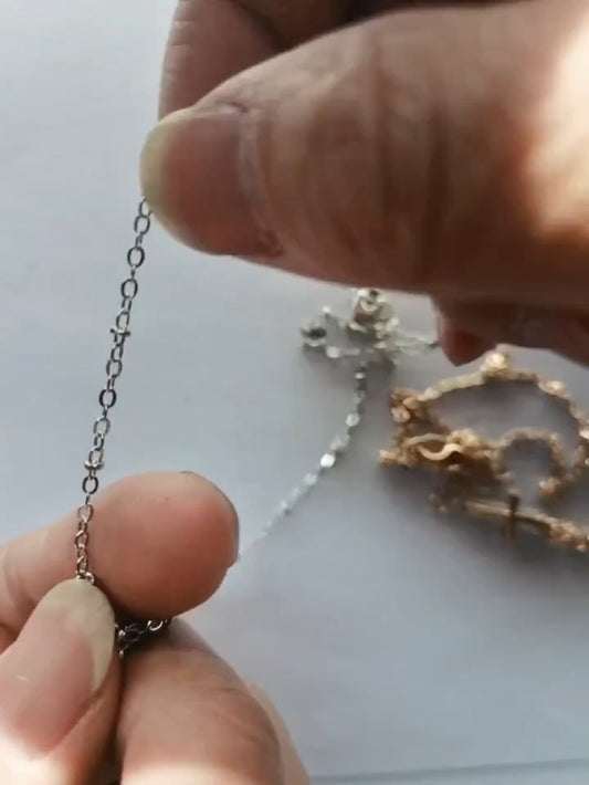 Schöne Edelstahl Halskette Damen Silber Kette Kreuz Anhänger Schmuck Geschenk