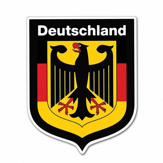 V1447# Car Sticker for German Shield Deutschland Flag Decal Waterproof Car Accessories Decor Pegatinas Para Coches
