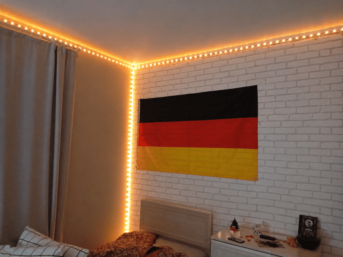 Deutschlandflagge in Schwarz-Rot-Gold