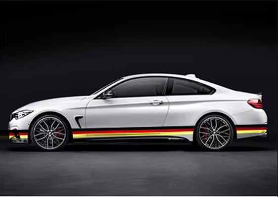 Pesonalized Car Sticker Threecolored Germany Italy French Russia National Flag Sticker Body Vinyl Decal Car Styling Stickers