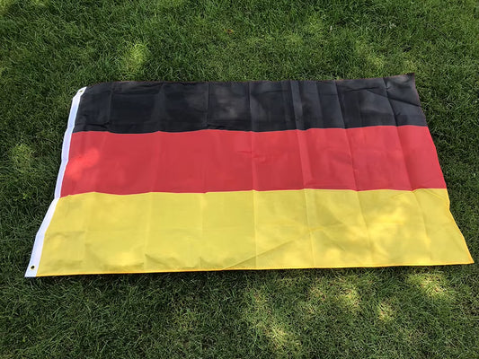 SKY FLAG Germany Flag 90X150Cm Hanging Polyester Black Red Yellow De Deu German Deutschland Germany Flag for Decoration